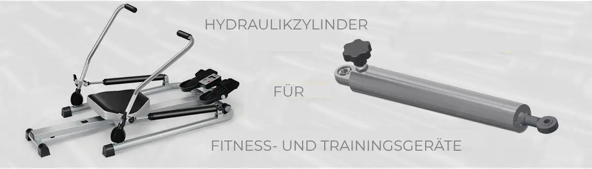 Hydraulikzylinder für Fitnessgeräte